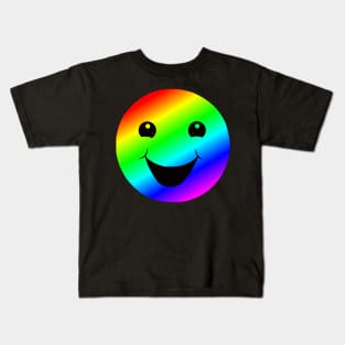 Happy Rainbow Smile Kids T-Shirt
